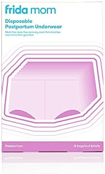 FridaBaby Frida Mom Disposable Postpartum Underwear (Without pad) | Super Soft, Stretchy, Breatha... | Amazon (US)
