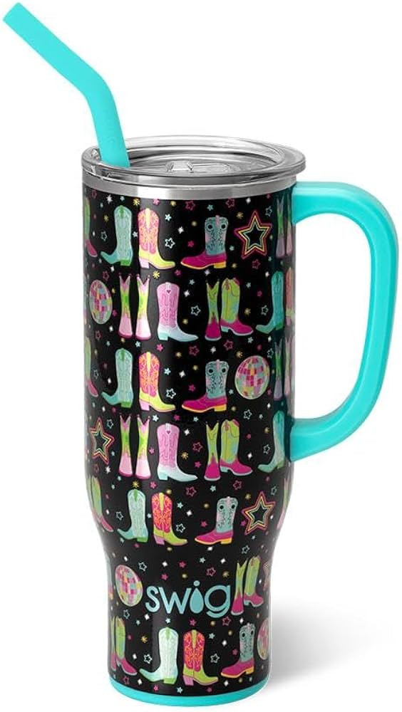Swig Life 30oz Mega Mug, 30oz Tumbler with Handle and Straw, Large Insulated Tumblers, Cup Holder... | Amazon (US)