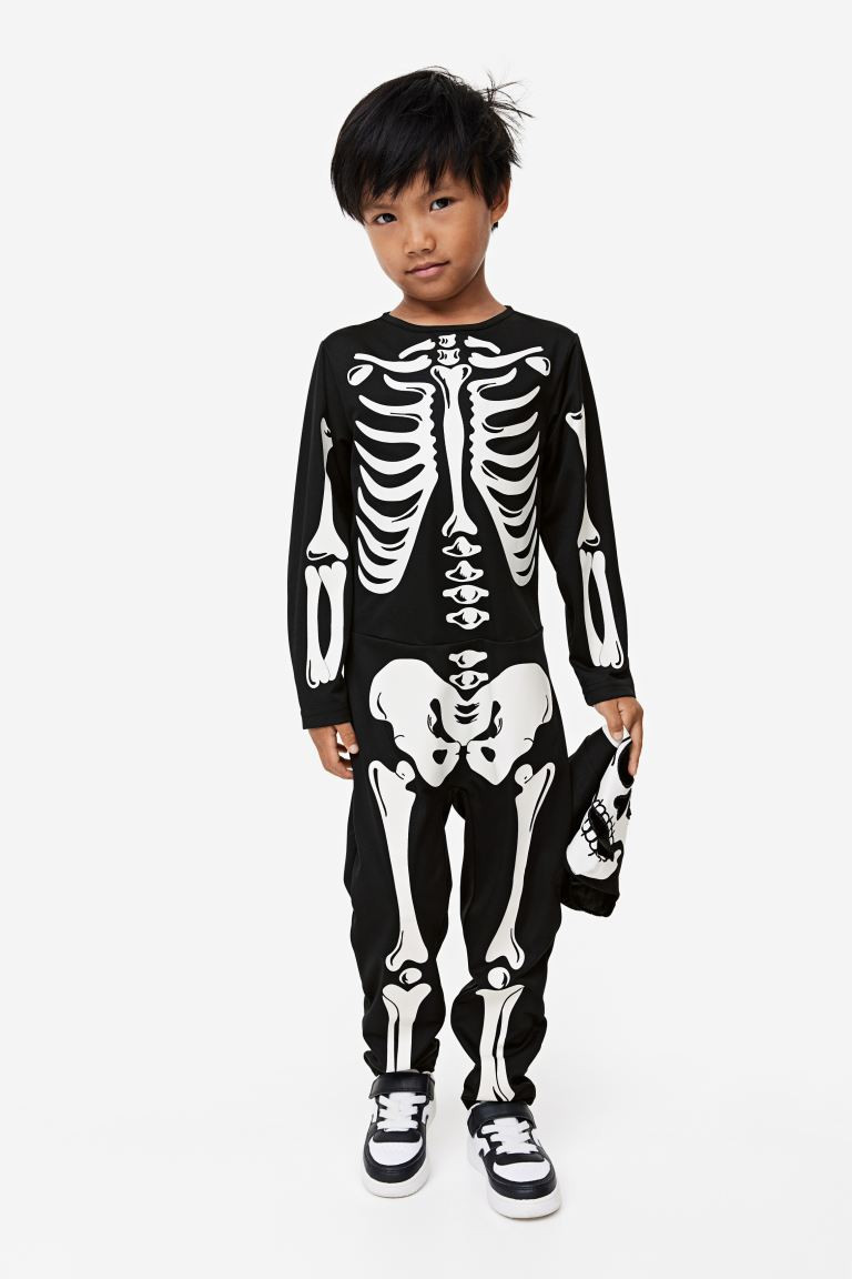 Costume - Black/skeleton - Kids | H&M US | H&M (US + CA)