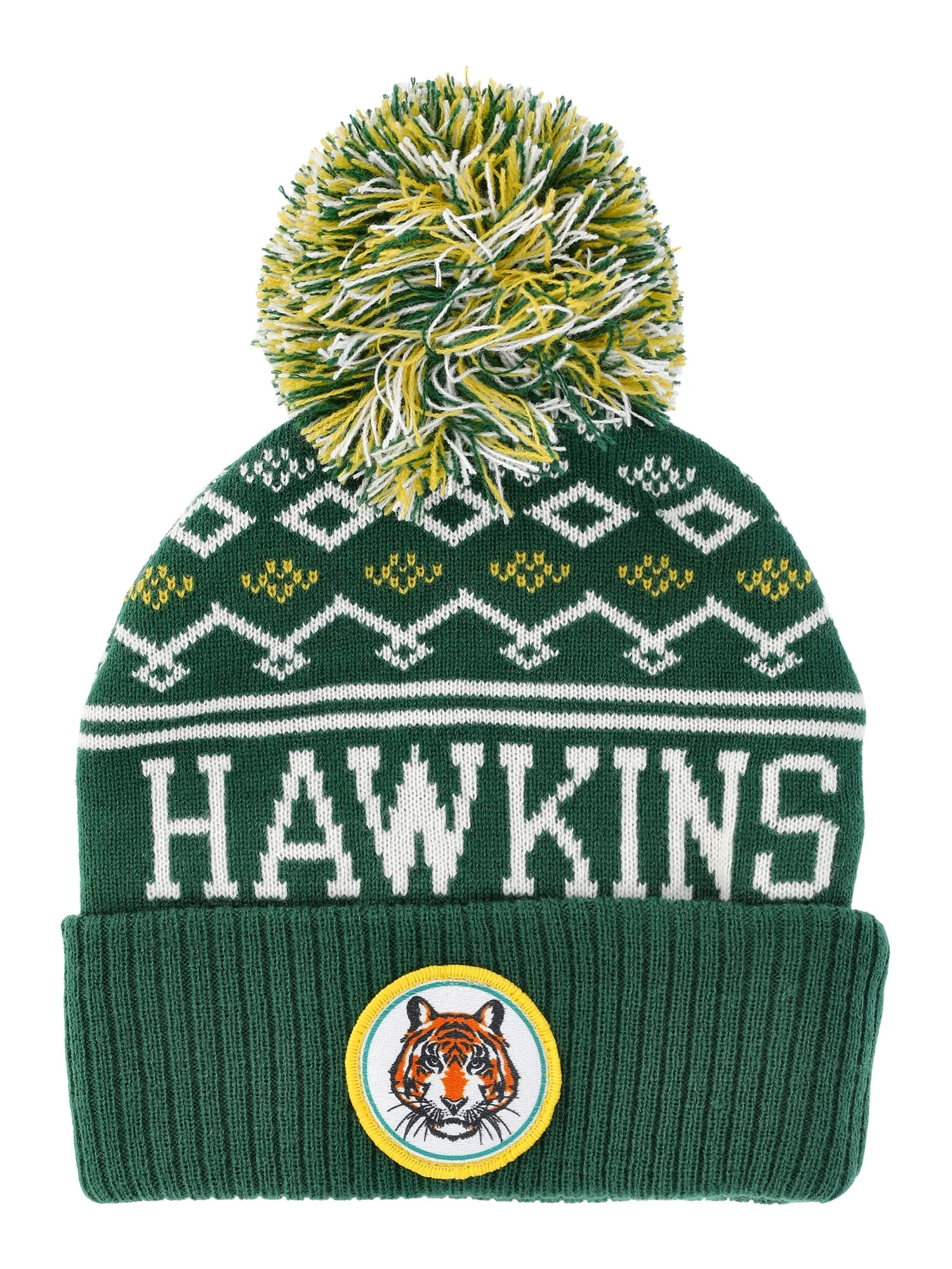Netflix Stranger Things Hawkins Knit Beanie from No Boundaries, One Size, Unisex | Walmart (US)