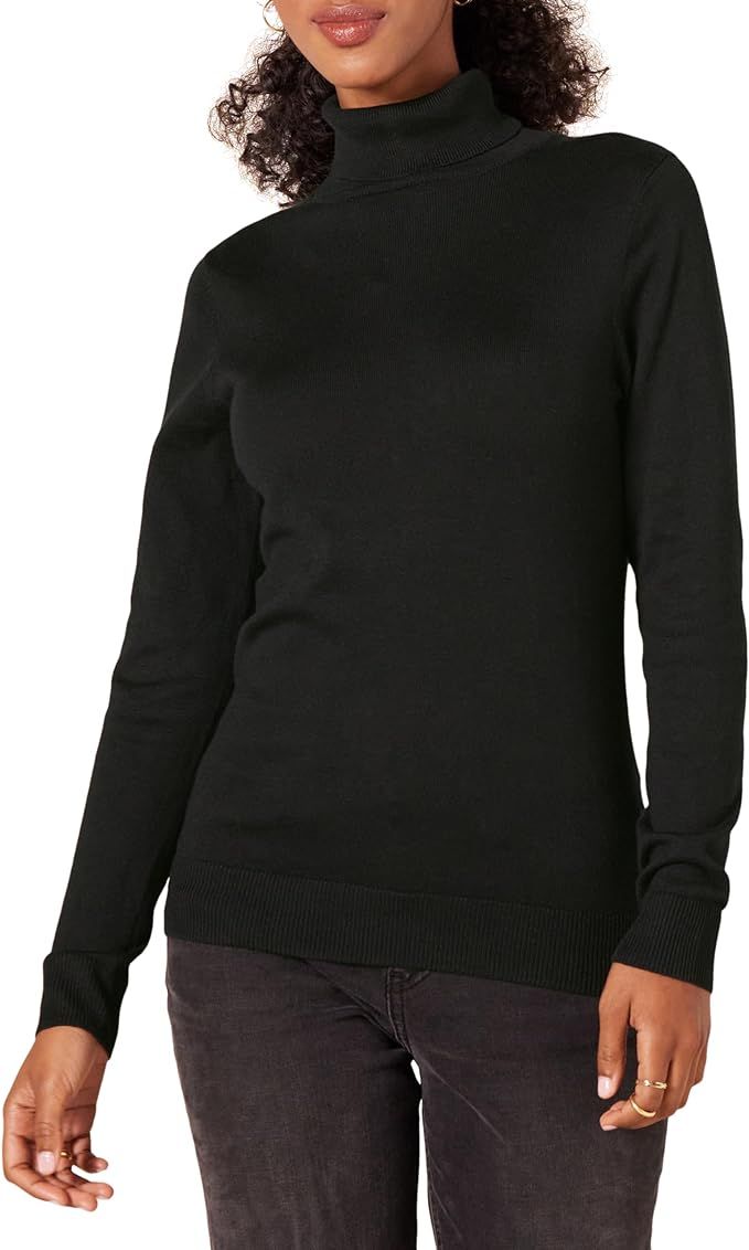 Amazon Essentials Women's Classic-Fit Lightweight Long-Sleeve Turtleneck Sweater (Available in Pl... | Amazon (US)