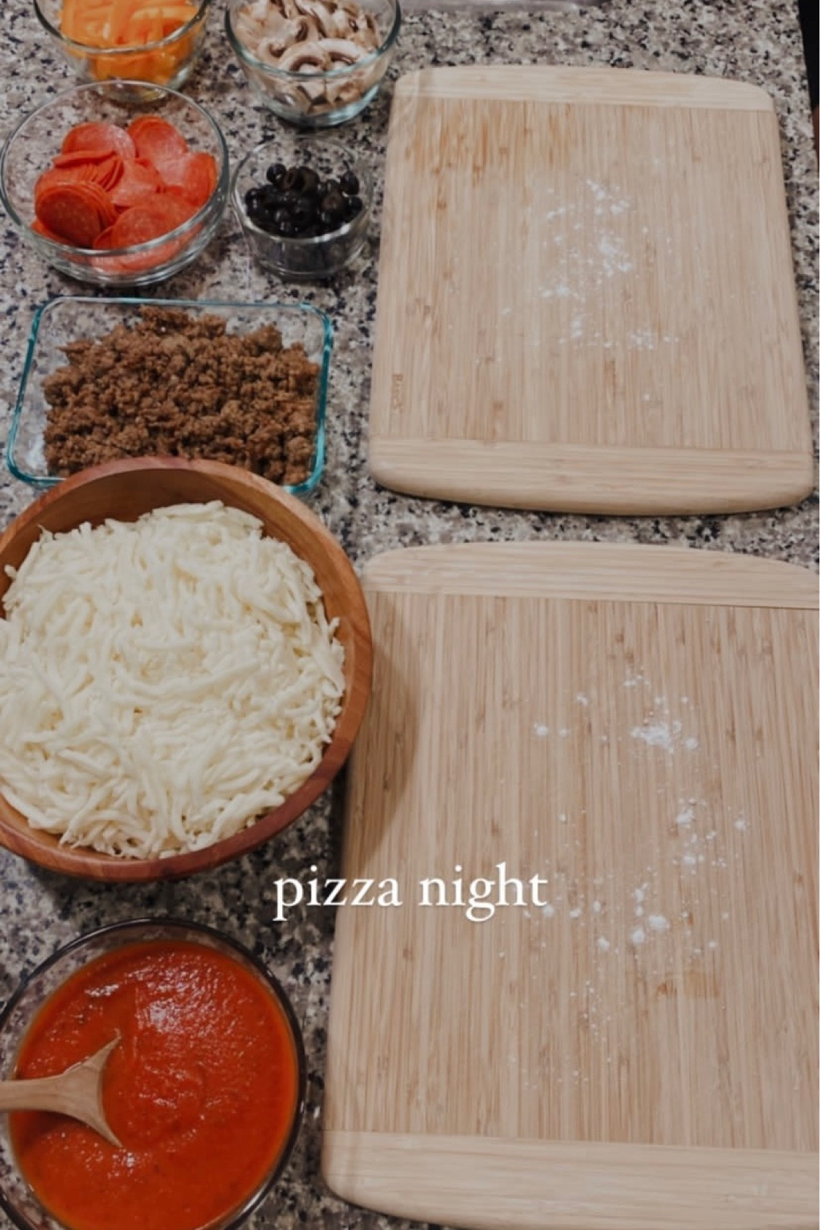 host a pizza night with your friends or special someone! you can make them look like Christmas trees or whatever you like and then put whatever toppings you like.

#LTKfamily #LTKparties #LTKhome