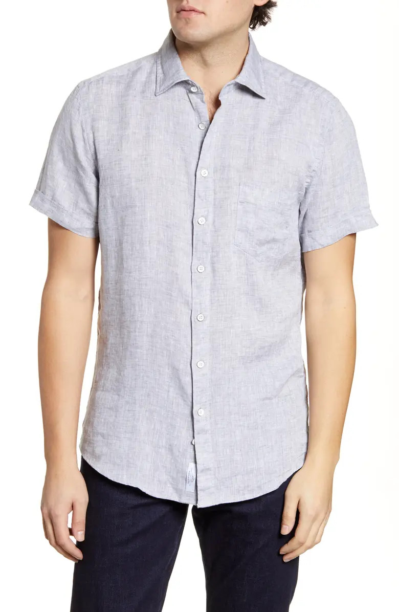 Regular Fit Ellerslie Linen Shirt | Nordstrom