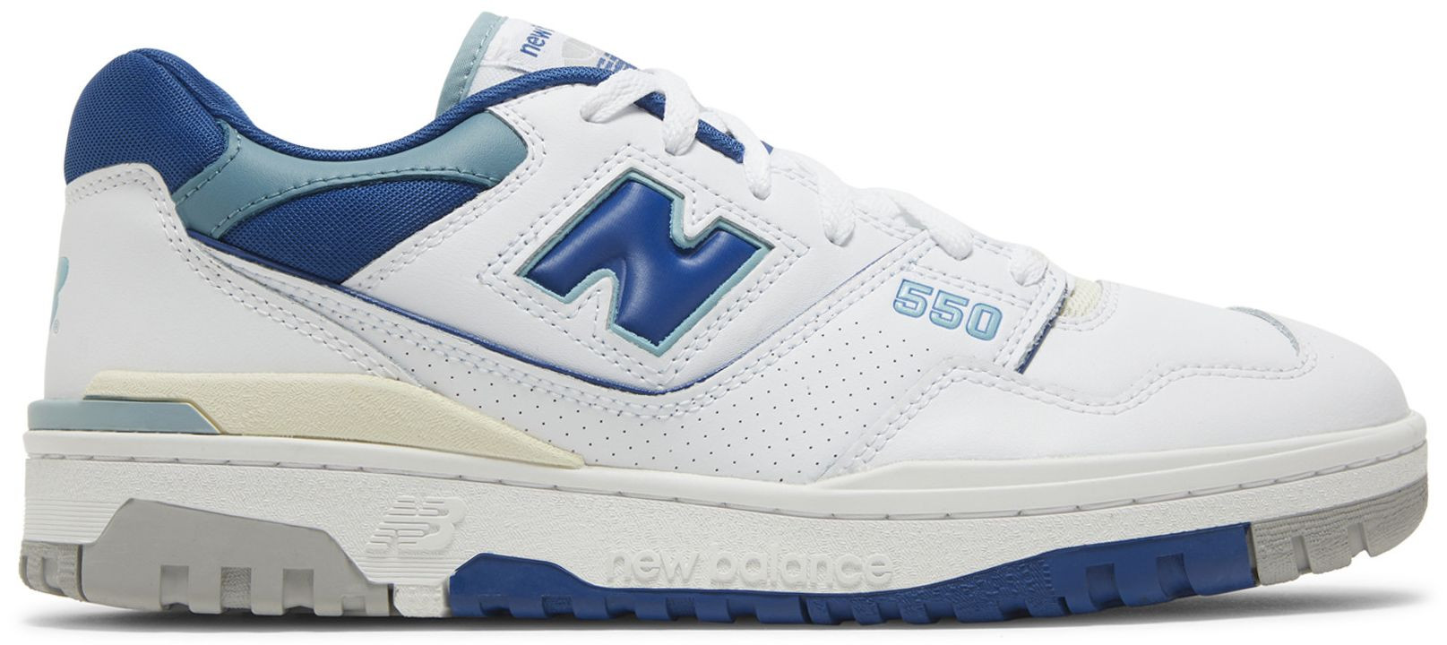 Buy 550 'White Blue Groove' - BB550NCC | GOAT | GOAT