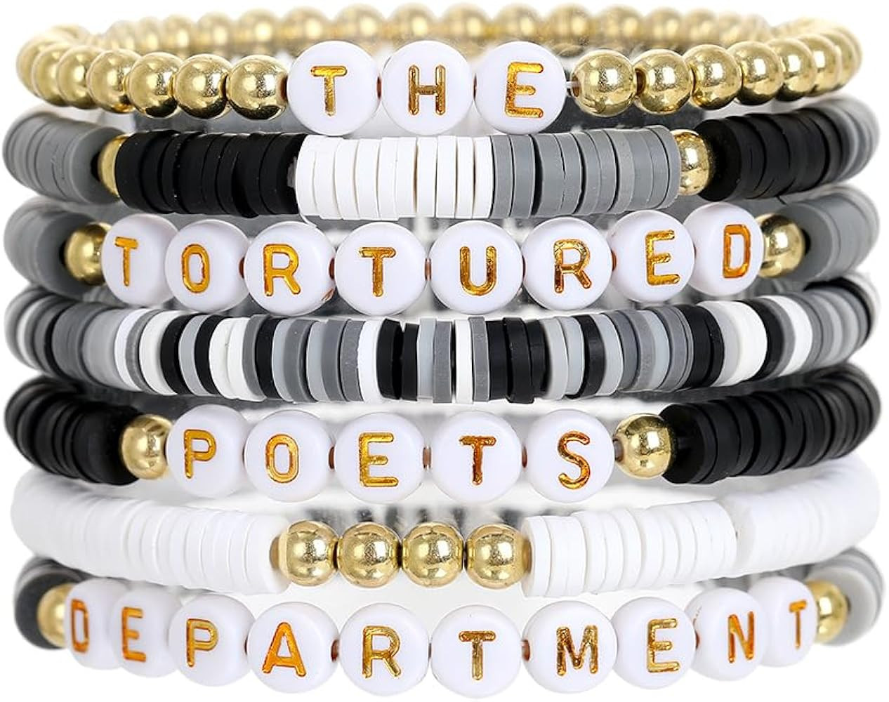 Friendship Bracelet with Letters, 7 Strings per Piece Dedicated to Music Enthusiastic Fans, Album Tour Folk Reputation Jewelry Sets | Amazon (US)