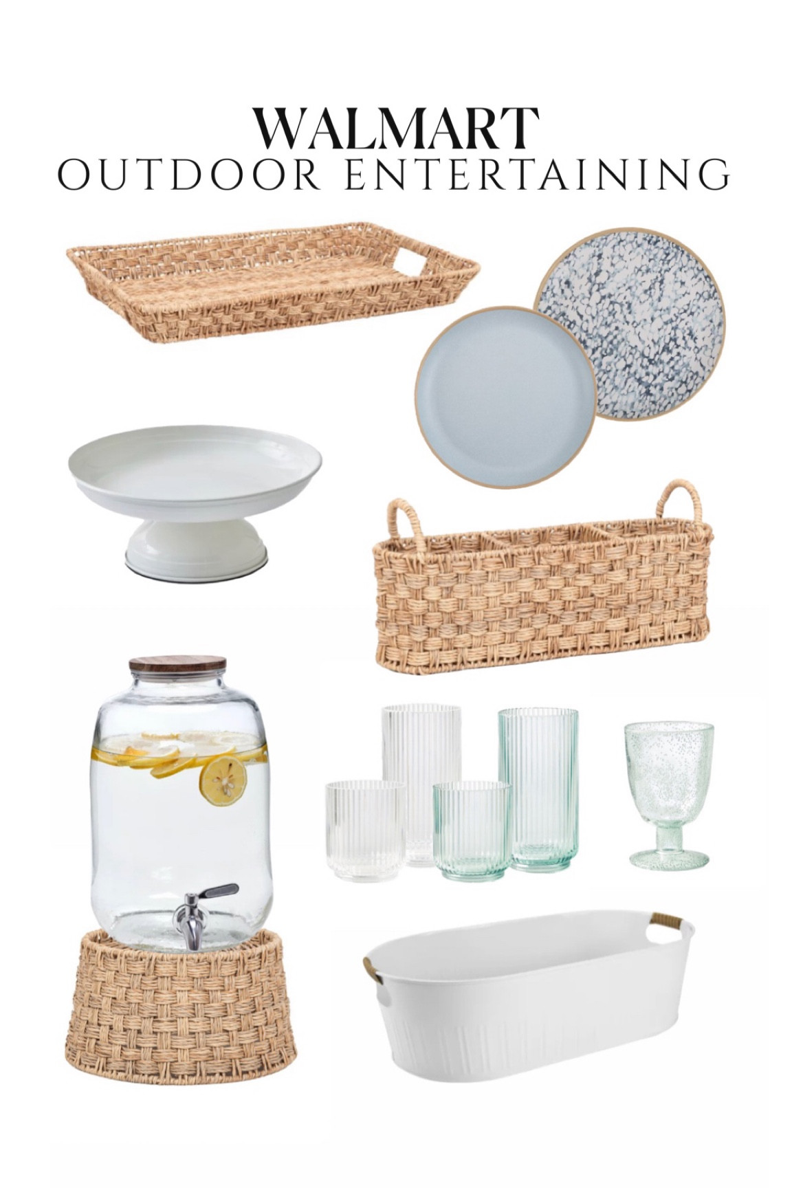 Walmart new arrivals, outdoor entertaining, outdoor flatware caddy, beverage dispenser, acrylic tumbler, acrylic drinkware, melamine plates, better homes and gardens 

#LTKunder50 #LTKhome #LTKsalealert