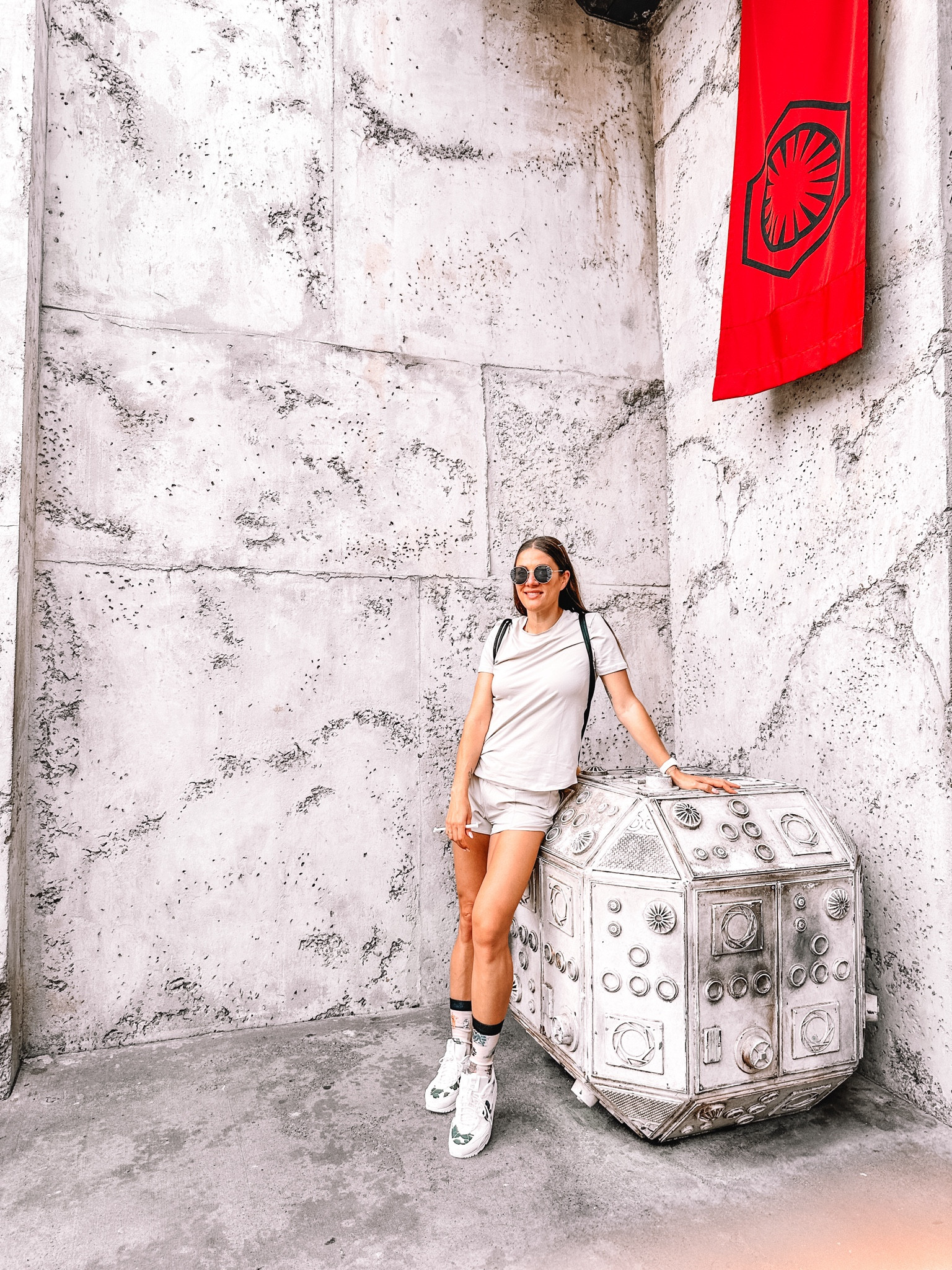 Disney Parks outfit. Neutrals. Beige on beige  

#LTKFamily #LTKOver40 #LTKTravel