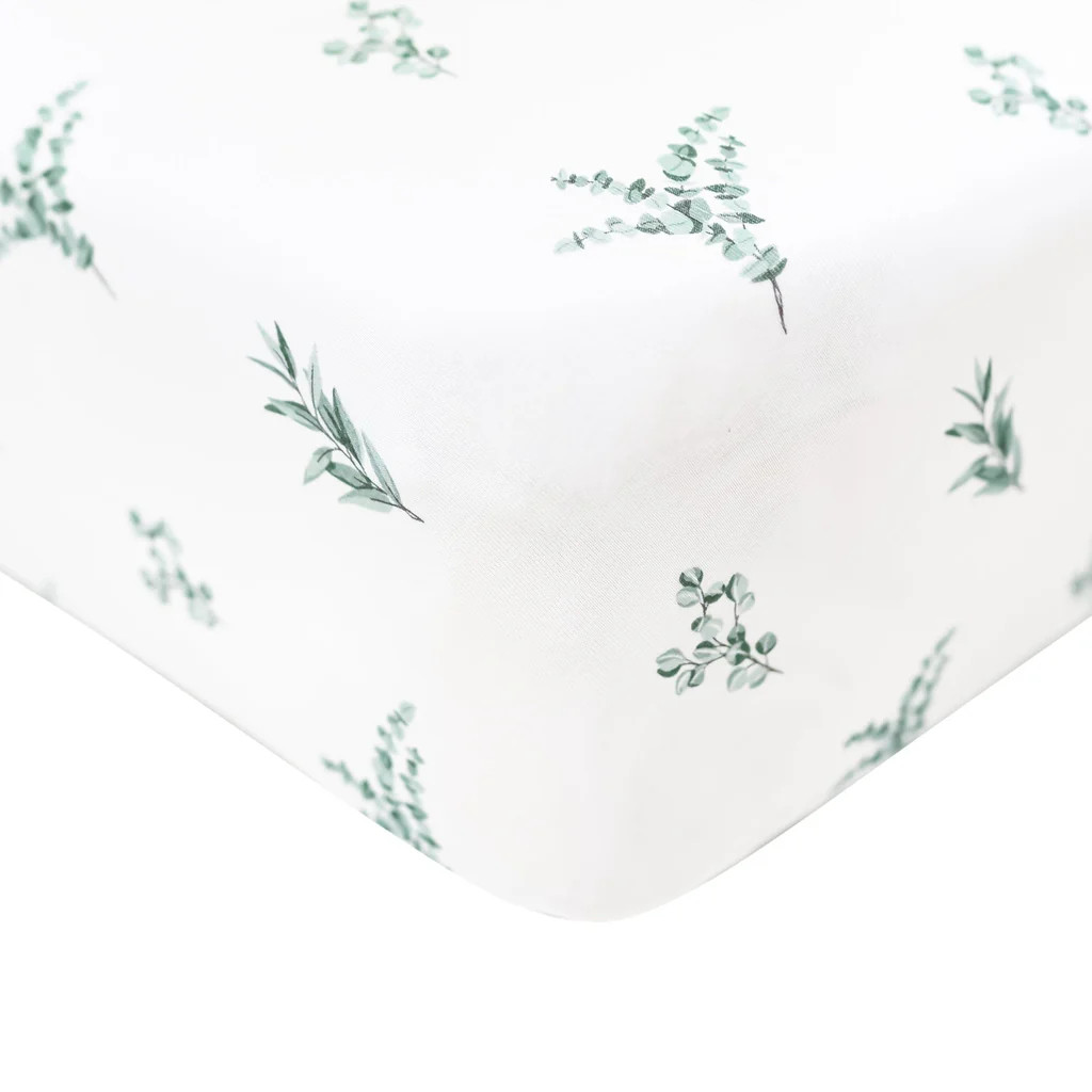 Crib Sheet in Eucalyptus | Kyte BABY