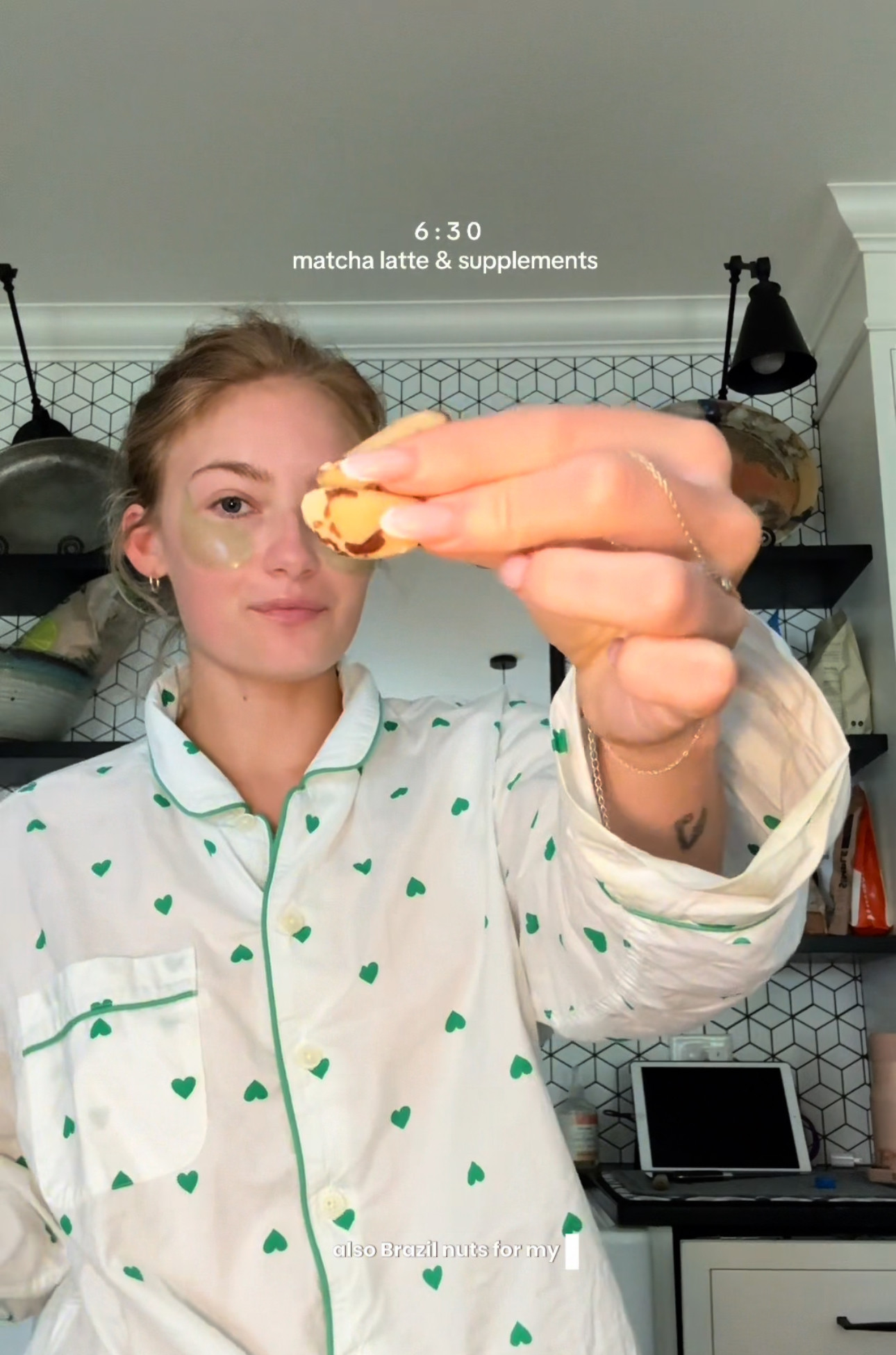 Pajamas are J Crew found on poshmark! Brazil nuts and so many pantry items from thrive market! 

 