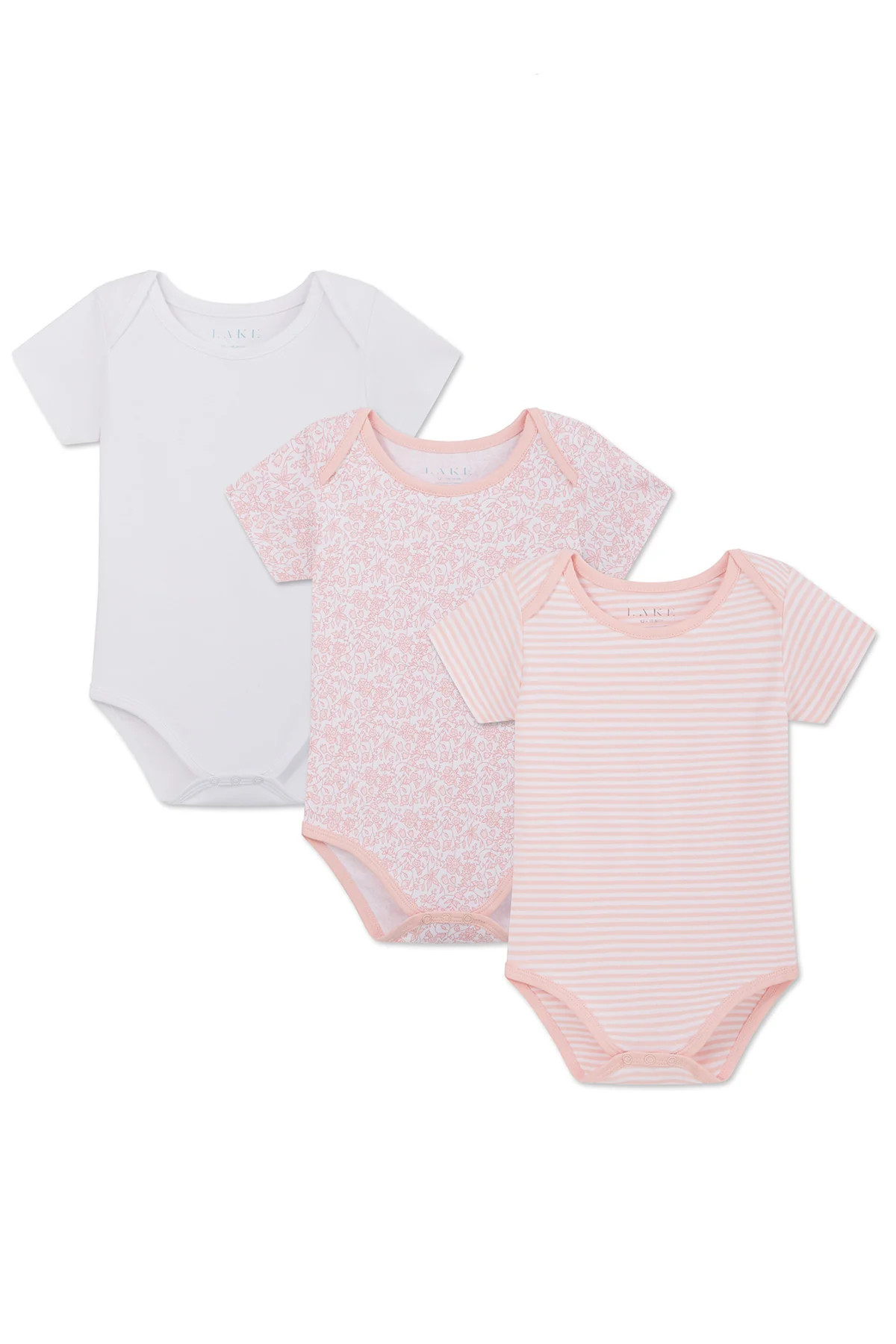 Baby Bodysuit Bundle in English Rose | Lake Pajamas