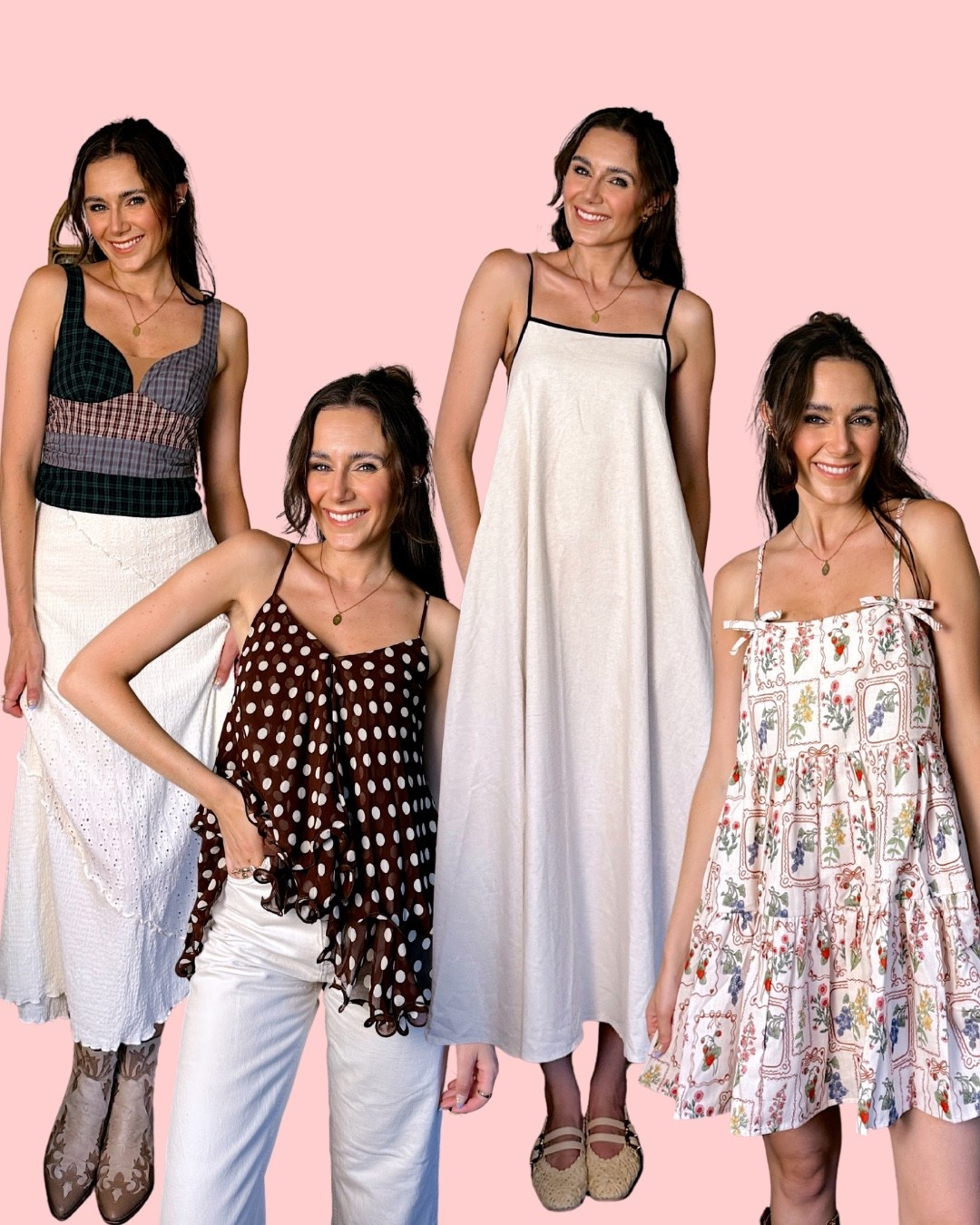 Cider haul part 2! Wearing an XS in everything except the floral dress which is a small. 
Use my code TEACHES15 for a discount!
I’m 5’9”, 26” waist

#LTKWorkwear #LTKFindsUnder50 #LTKFindsUnder100