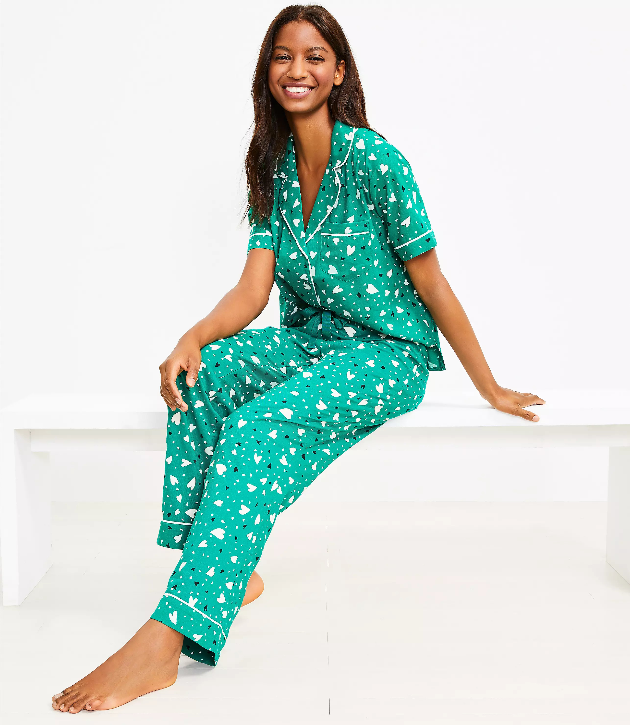 Heart Pajama Set | LOFT