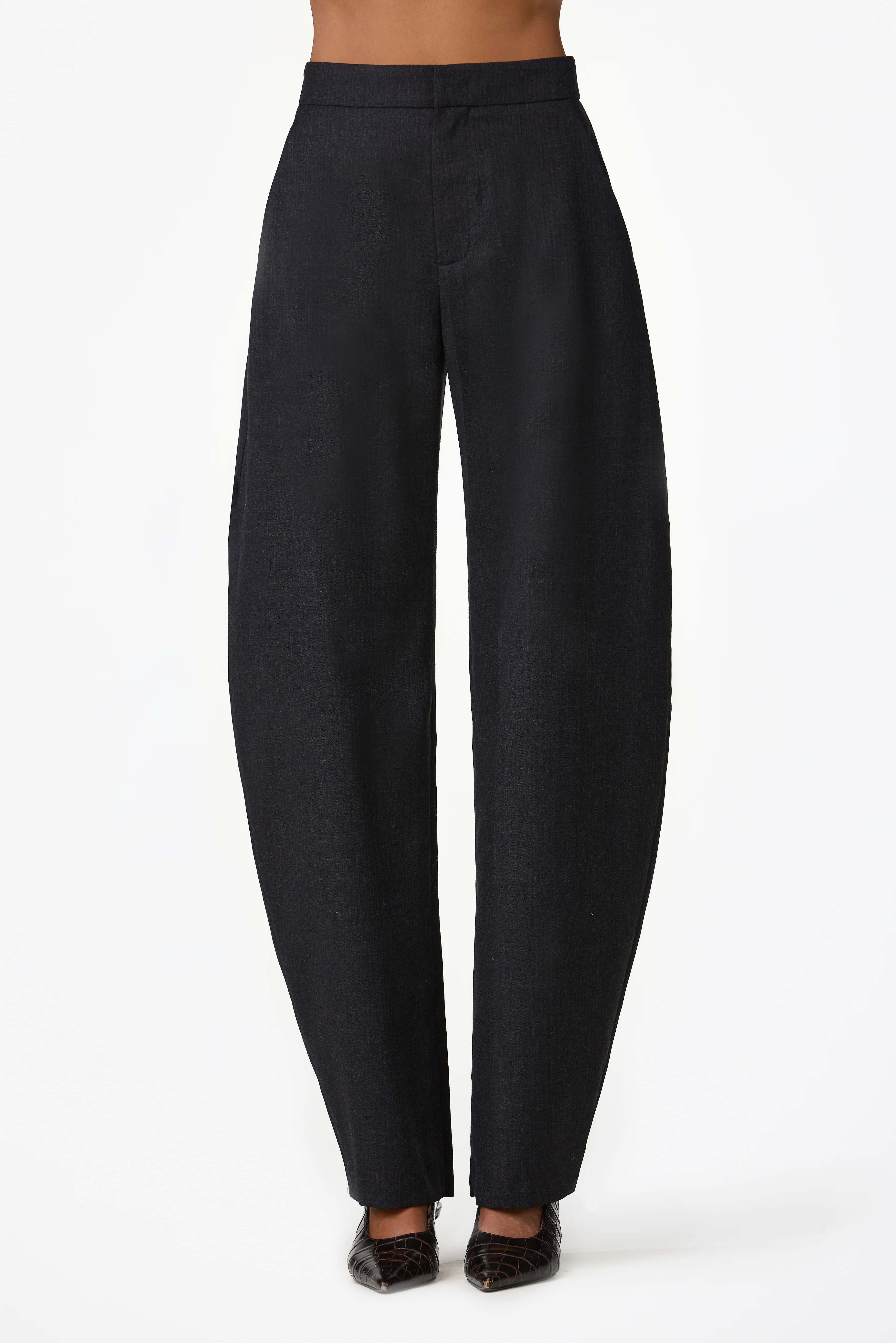 Barrel Trouser (Charcoal) | SAME