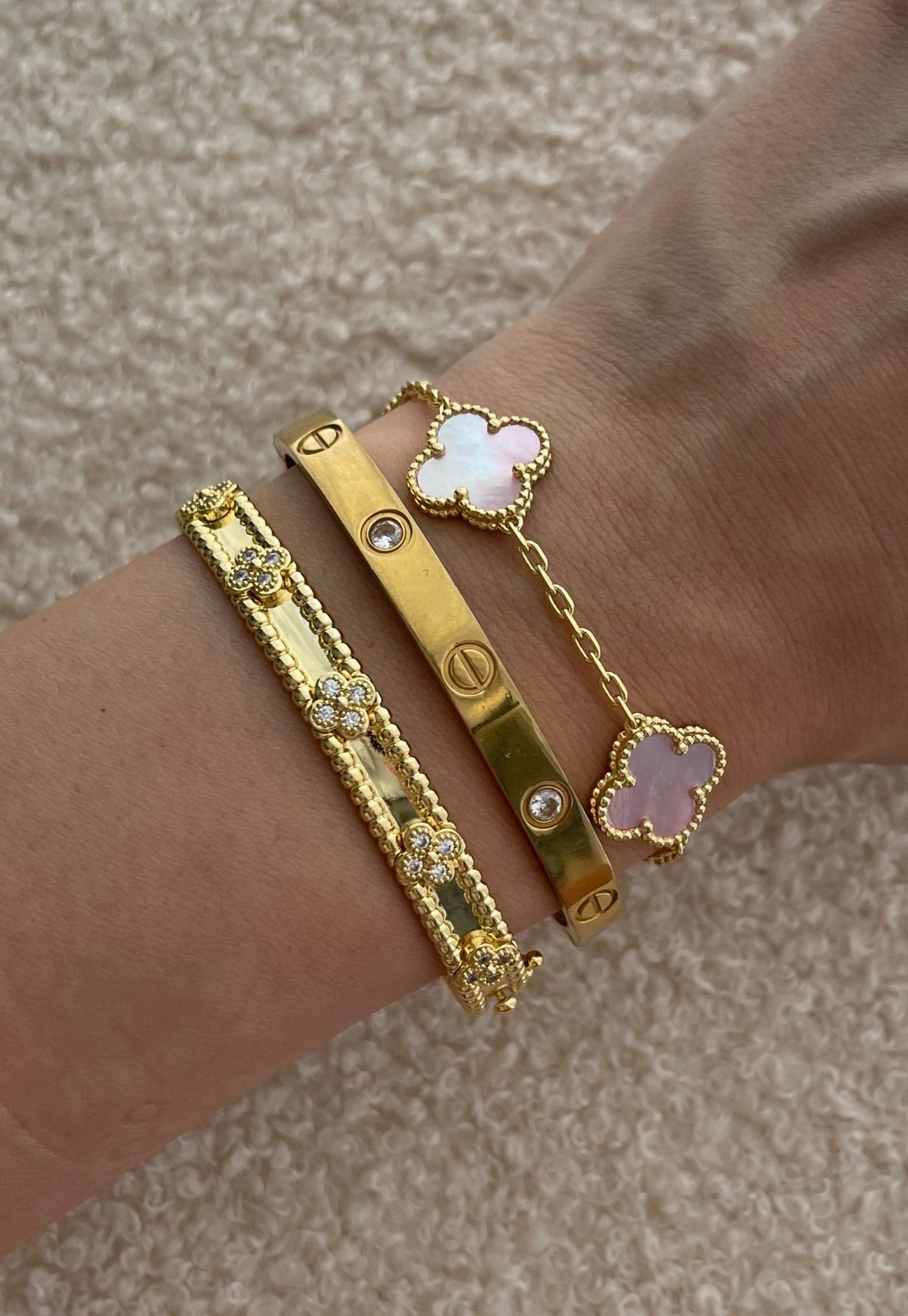 clover bracelet cartier