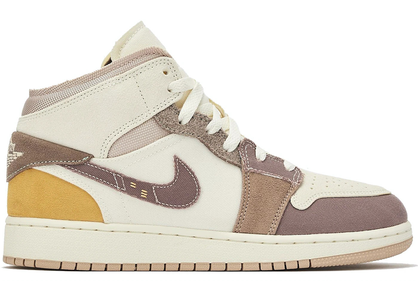 Jordan 1 Mid SE CraftTaupe Haze (GS) | StockX