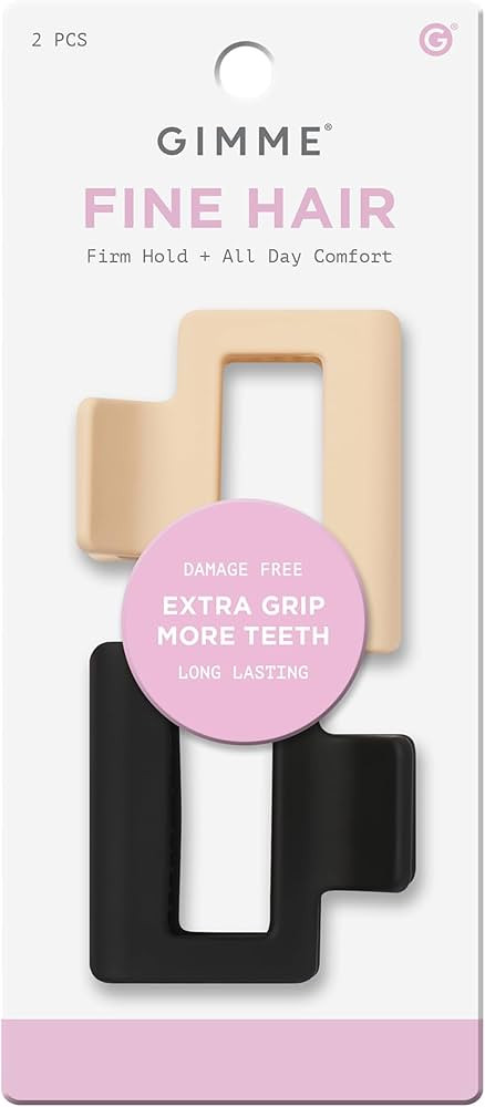 Gimme Beauty Fine Hair Extra Grip More Teeth Clip - Extra Teeth Design for Strong Hold - No-Slide... | Amazon (US)