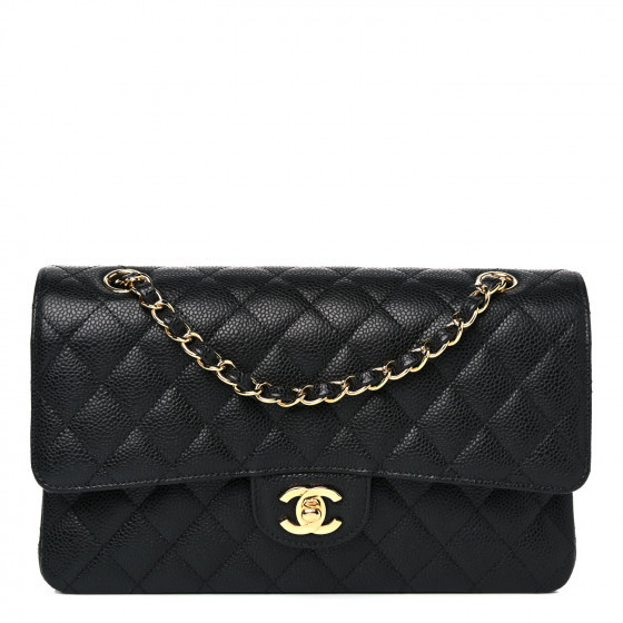 CHANEL

Caviar Quilted Medium Double Flap Black | Fashionphile