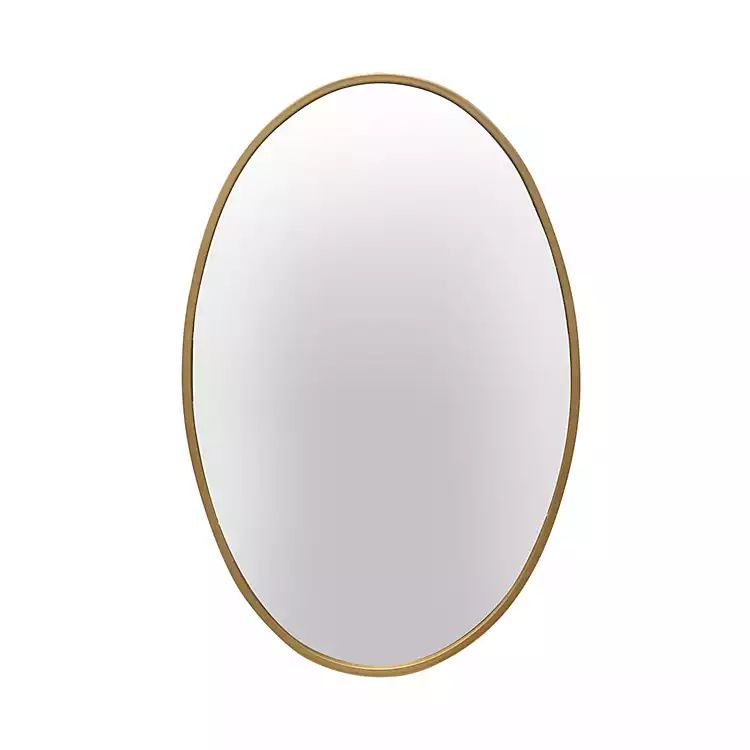 Oakland Gold Oval Wall Mirror | Kirkland's Home