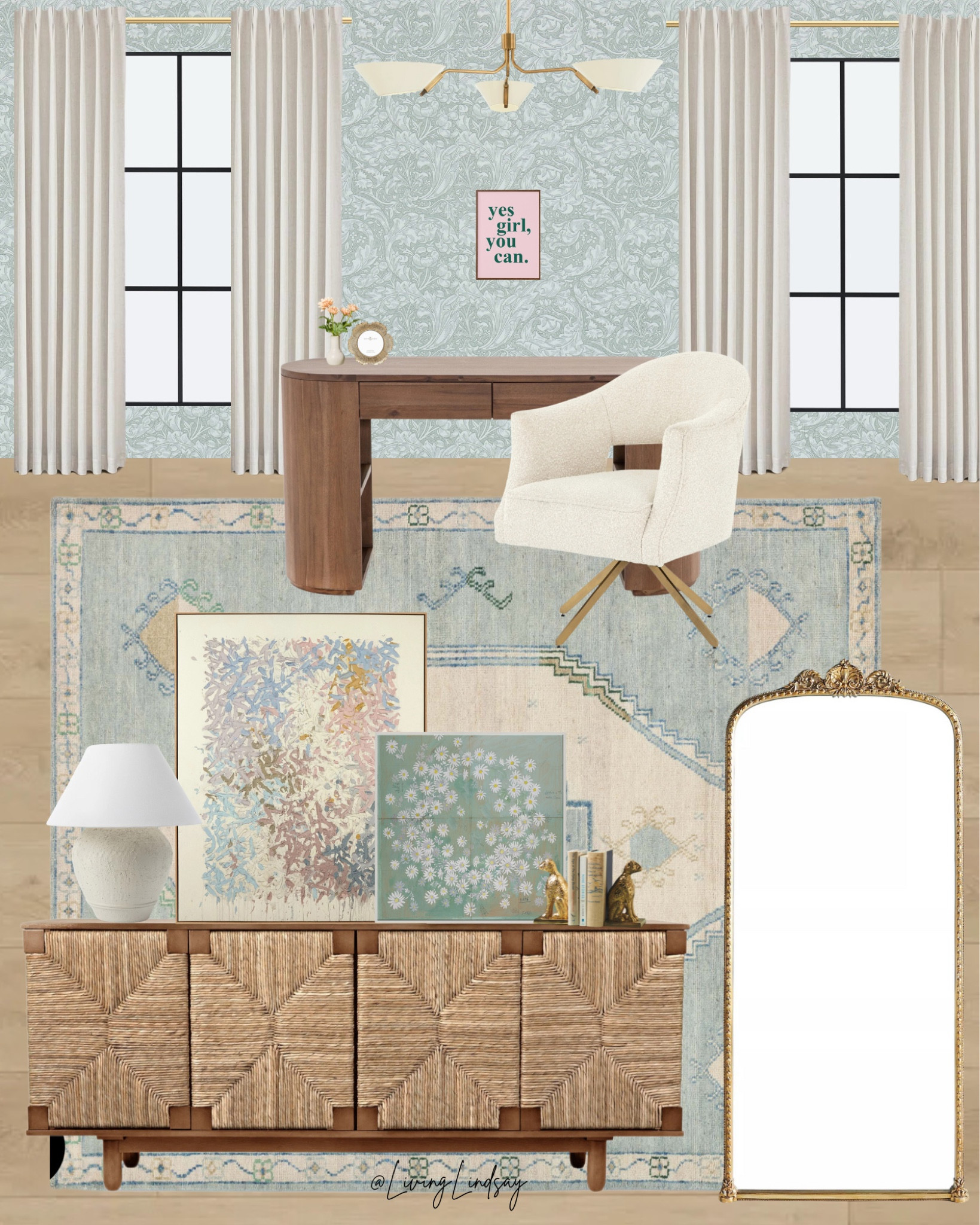 Girl Home office, trendy office, home office, office design, desk, sideboard, art, colorful spaces 

#LTKWorkwear #LTKHome #LTKStyleTip