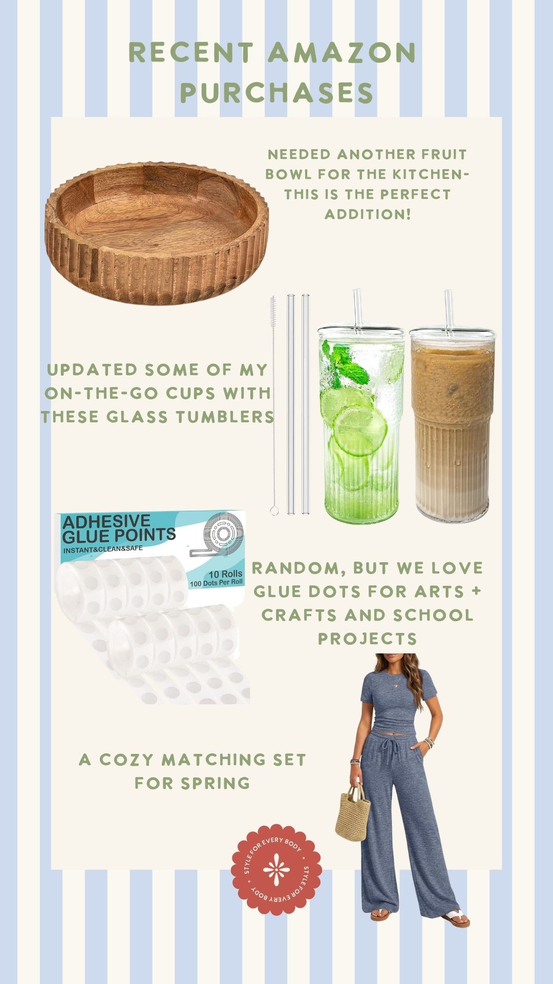 Random Amazon purchases 

 #LTKdayinmylife #LTKmomlife #LTKselfcare