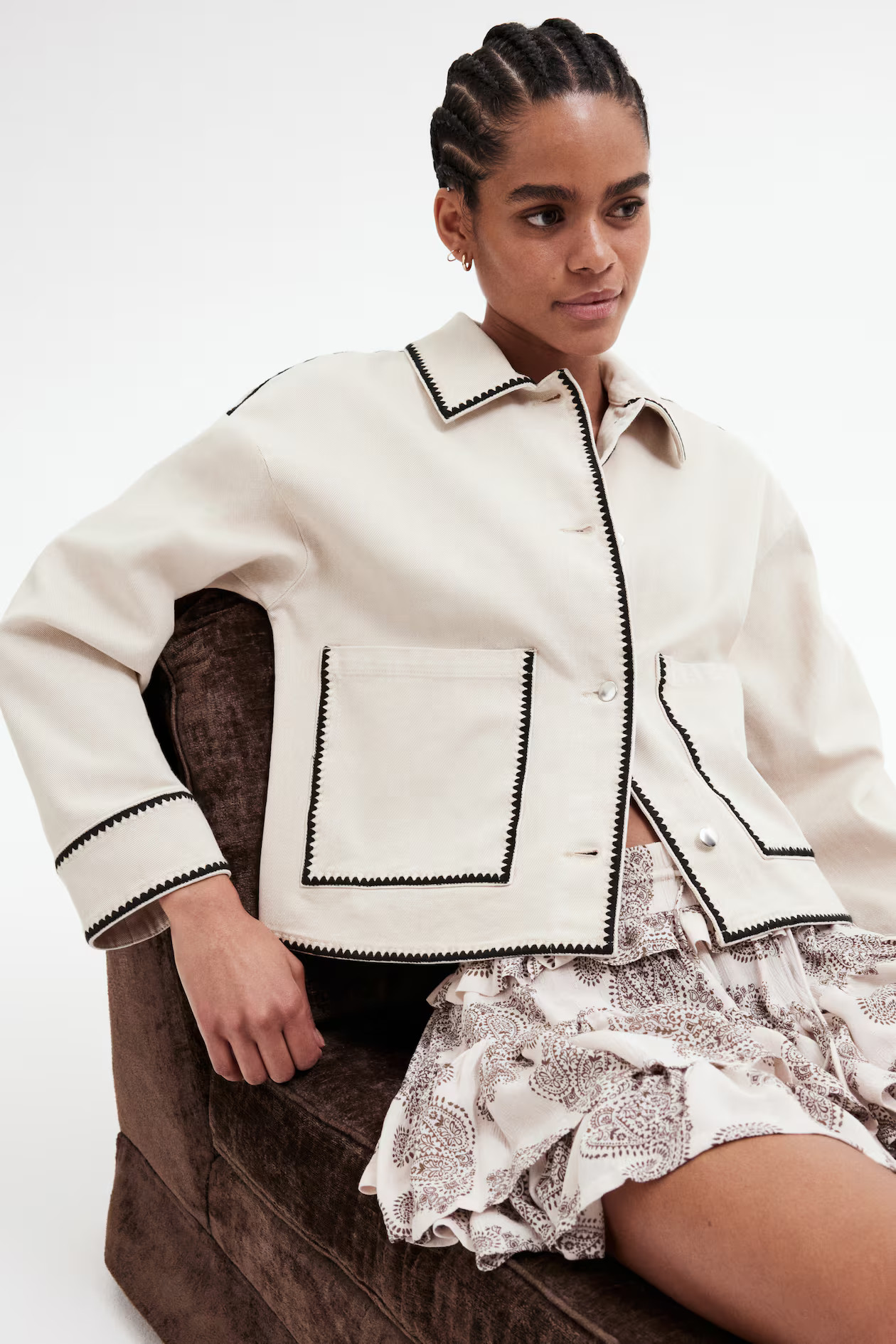 Cotton twill jacket | H&M (UK, MY, IN, SG, PH, TW, HK)