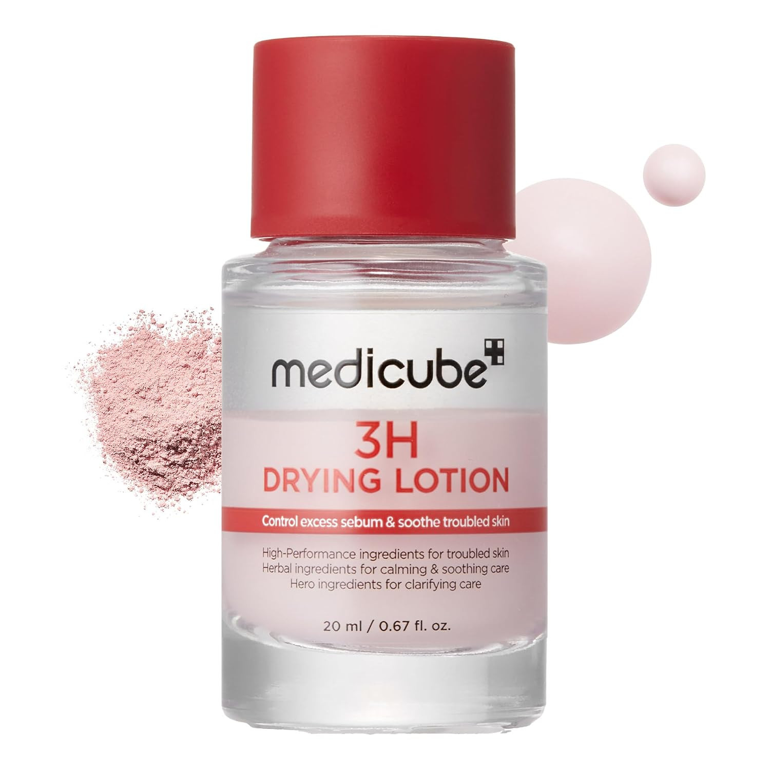 medicube 3H Overnight Drying Lotion | Targeted Spot Care for Troubled & Oily-Prone Skin | Calming & Soothing Care with Calamine, Centella & Tea Tree | Korean Skincare 20ml, 0.67 fl. oz. | Amazon (US)
