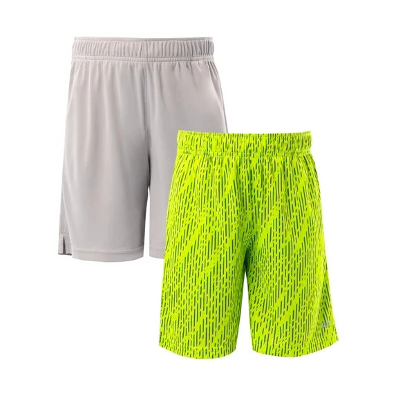 Athletic Works Boys Core Performance Shorts, 2-Pack, Sizes 4-18 & Husky | Walmart (US)