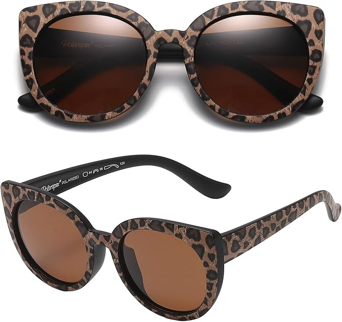 PolarSpex Toddler Sunglasses – Polarized UV Protection Cat Eye Sunglasses with Unbreakable Fram... | Amazon (US)