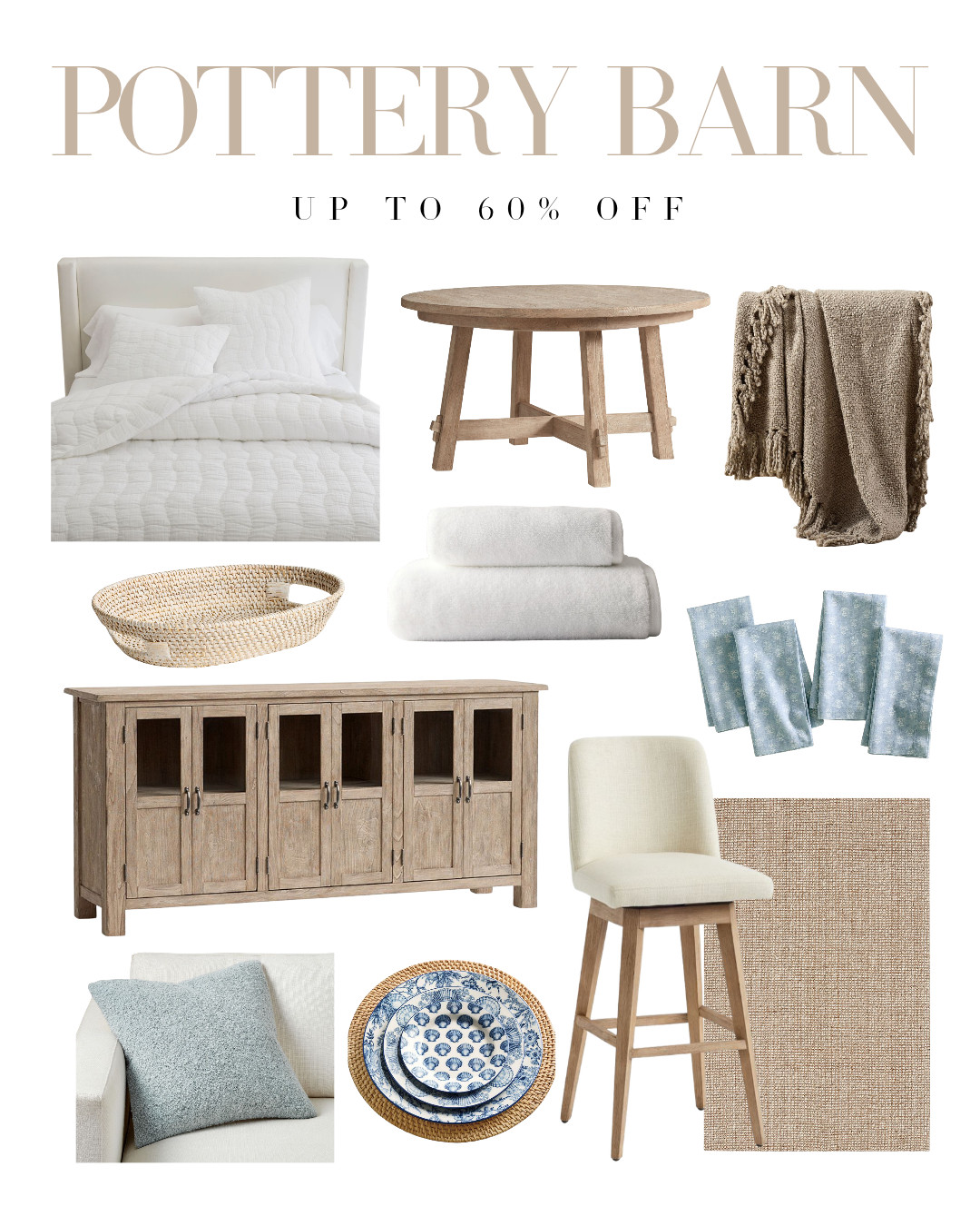 Get up to 60% off at Pottery Barn during their warehouse sale! Here are some of my home favorites. 

 #LTKHome #LTKSaleAlert