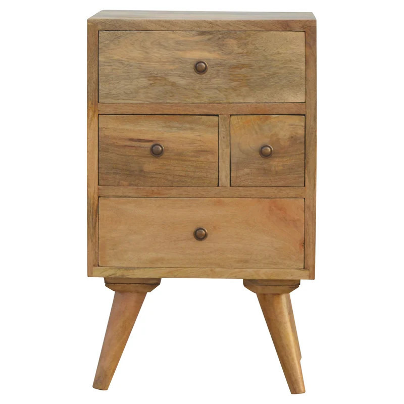 Artisan Furniture Nordic Style 4 Drawer Multi Nightstand | Verishop