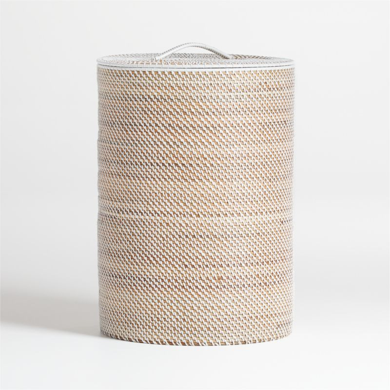 Sedona White Hamper + Reviews | Crate and Barrel | Crate & Barrel