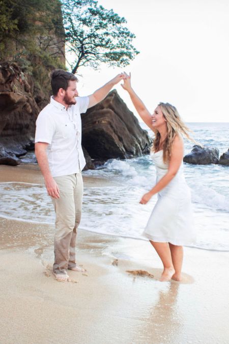 This cowl neck midi dress is perfect for beach engagement photos! On sale now too!

#LTKwedding #LTKSale #LTKunder100