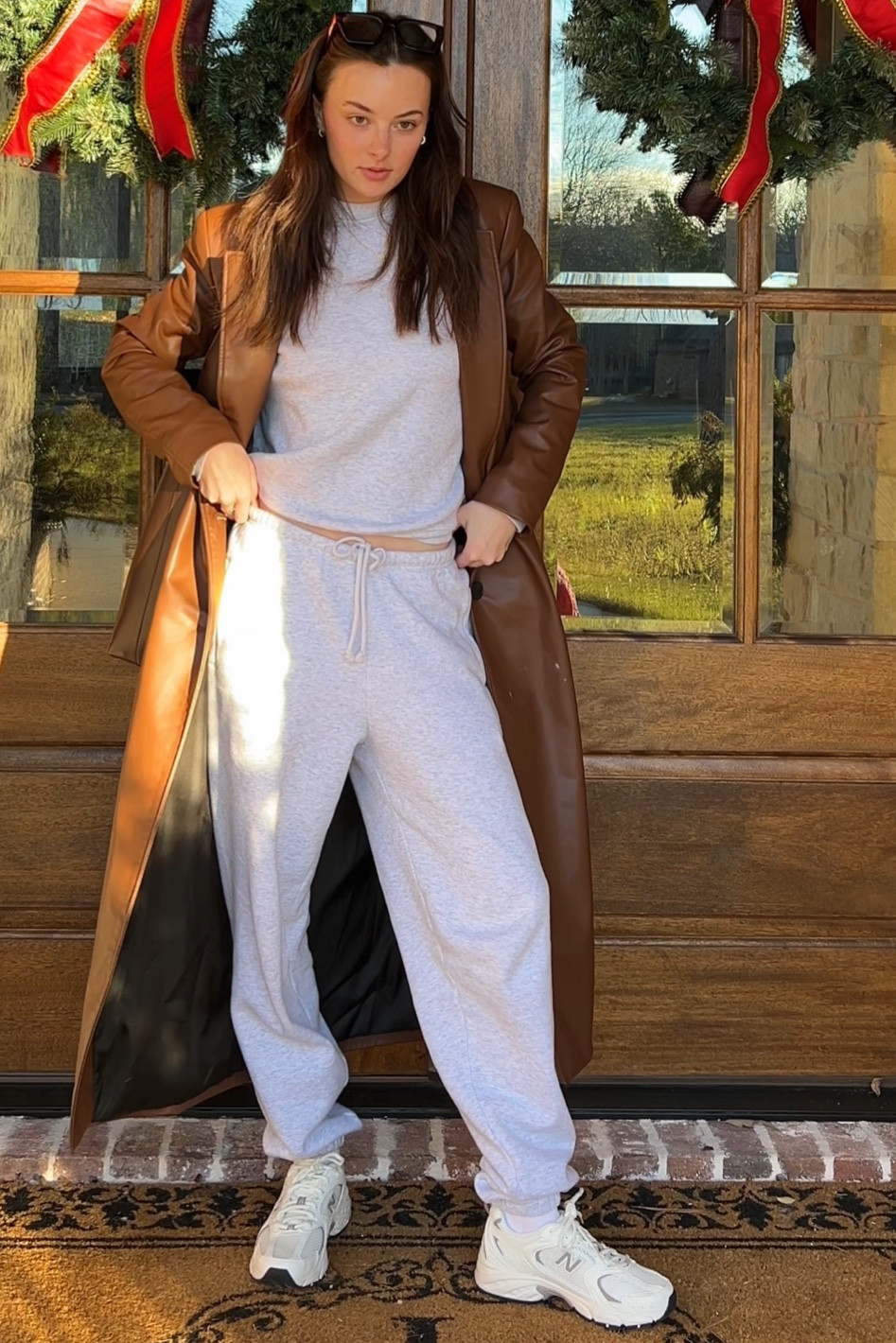 throwing on a long coat is the best way to style a sweatsuit 

#LTKStyleTip #LTKFindsUnder100