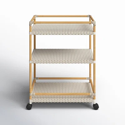 Ellie Bar Cart with Metal Outer Material | Wayfair North America