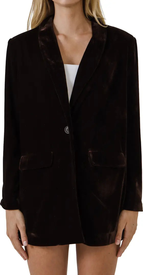 Endless Rose Velvet Blazer | Nordstrom | Nordstrom