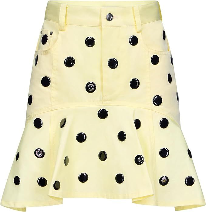 Amazon.com: Polka Dot Ruffle Mini Skirt : Luxury Stores | Amazon (US)