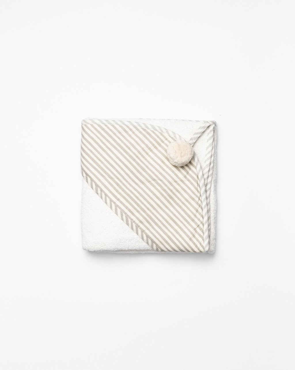Striped Hooded Baby Towel | McGee & Co.