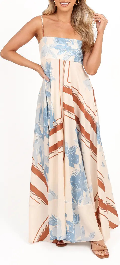 Eleanor Scarf Print Maxi Dress | Nordstrom