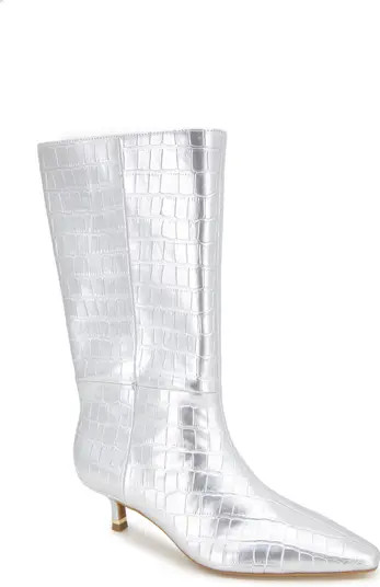 Meryl Pointed Toe Kitten Heel Boot (Women) | Nordstrom