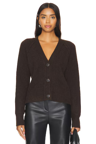 Beckie Cardigan in Chestnut | Revolve Clothing (Global)