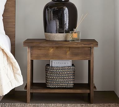 North 28" Reclaimed Wood Nightstand | Pottery Barn (US)