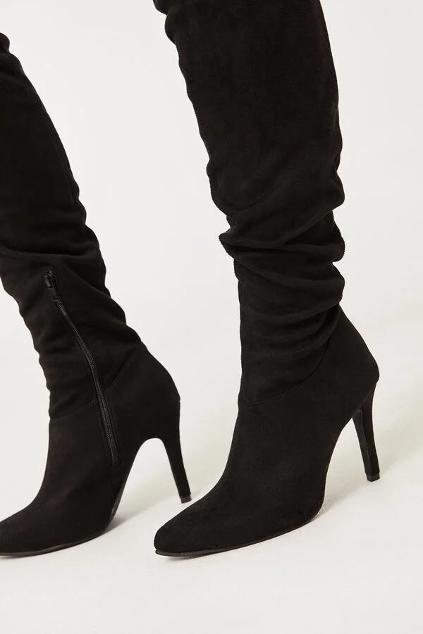 Over the Knee Heeled Boots | Ardene