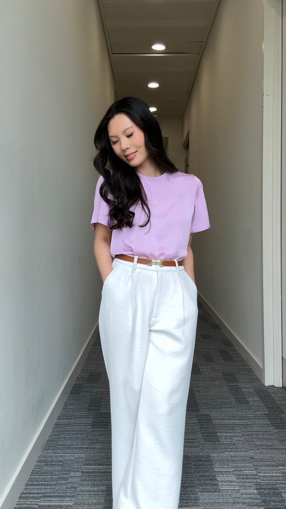 Summer office ootd

Pink blouse • UK 4
White trousers • w23 short
Belt • XS

#LTKeurope #LTKworkwear #LTKuk