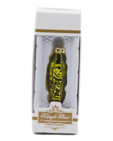 Hand Blown Glass Pickle Ornament | Pillows & Decor | Marshalls | Marshalls