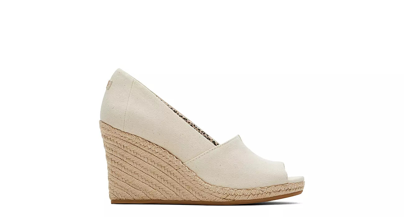 Toms Womens Michelle Wedge - Natural | Rack Room Shoes