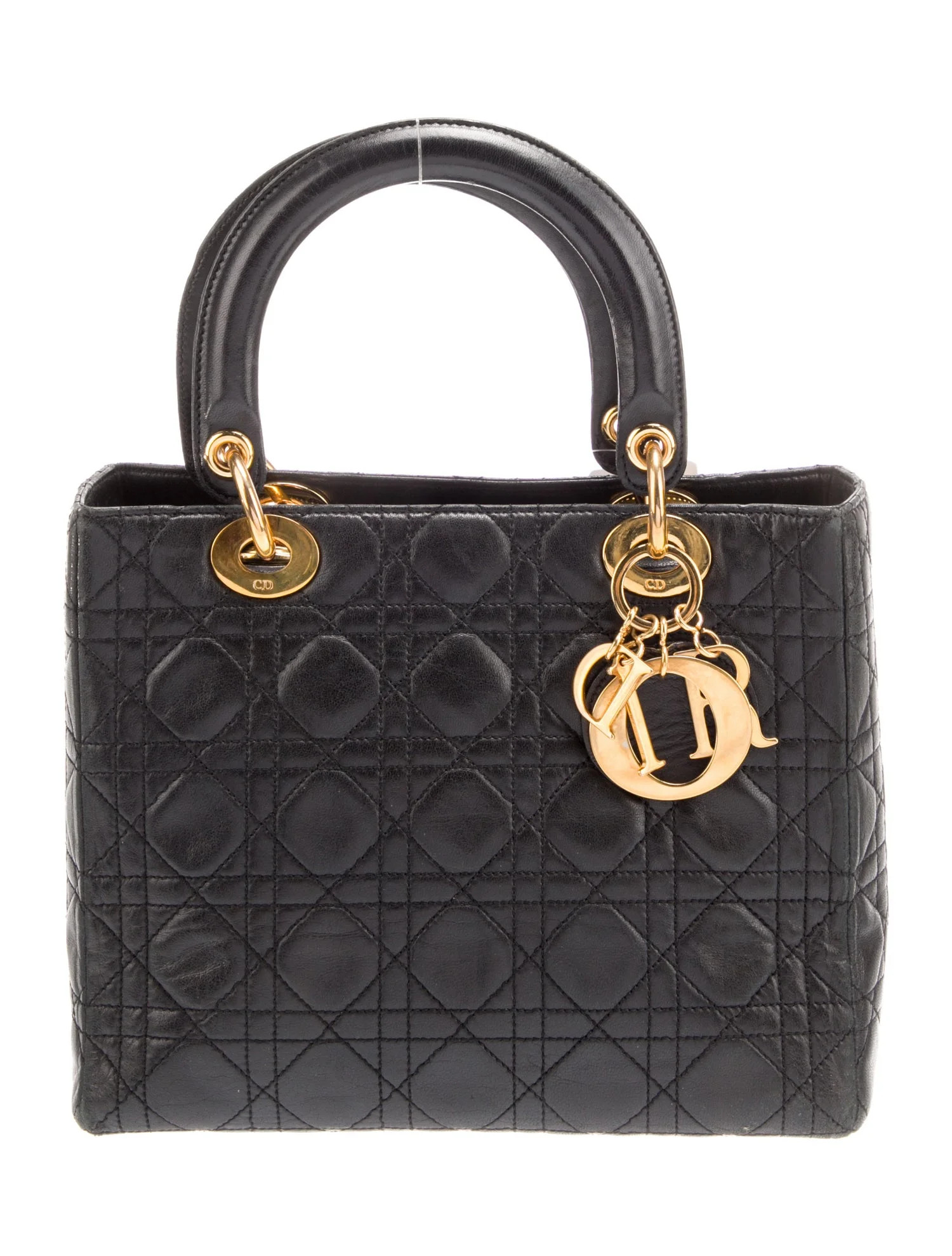 Medium Cannage Lady Dior Bag | The RealReal