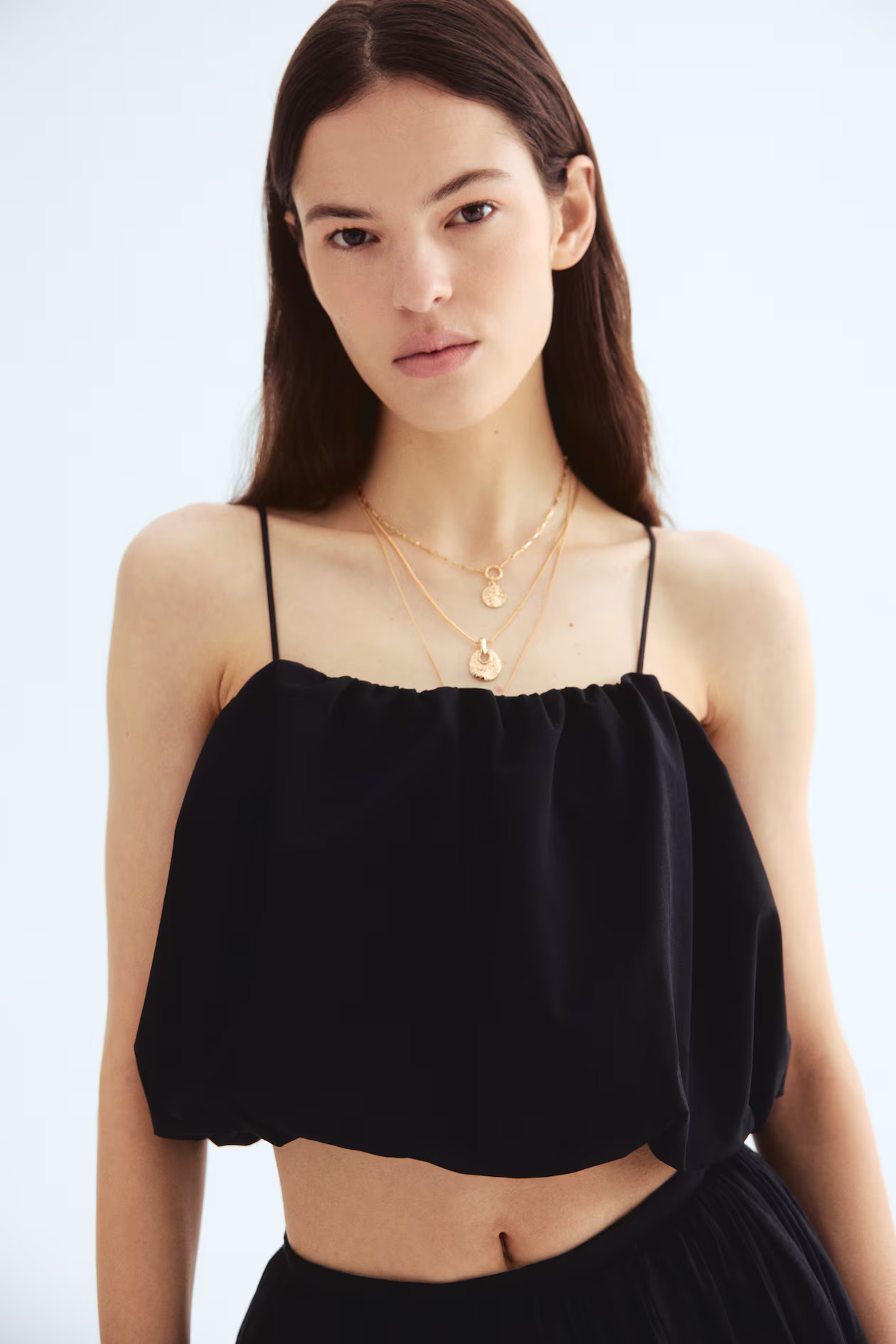 Bubble-Hem Strappy Top | H&M (US + CA)