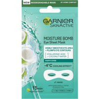 Garnier Hyaluronic Acid and Coconut Water Hydrating Replumping Eye Sheet Mask 6g | Look Fantastic (CN)