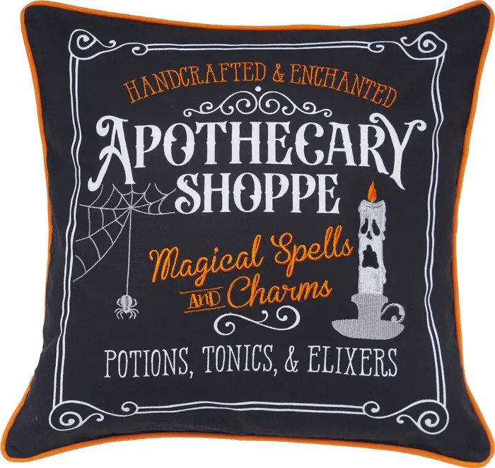 C&F Home "Apothecary Shoppe" Cotton Blend Halloween Accent Throw Pillow 18" x 18" | Nordstrom | Nordstrom