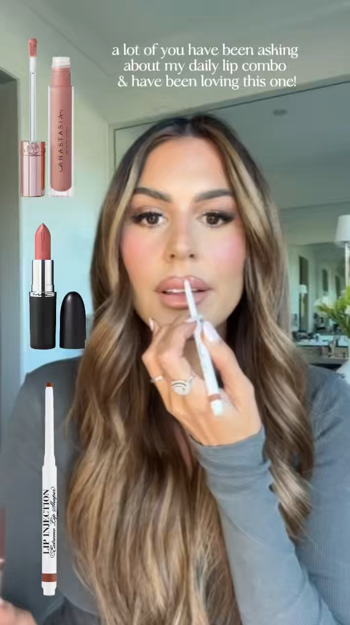 go to lip combo! 
shades:
gloss- guava
lipstick- creme cup
liner- big truffle 

 

#LTKBeauty